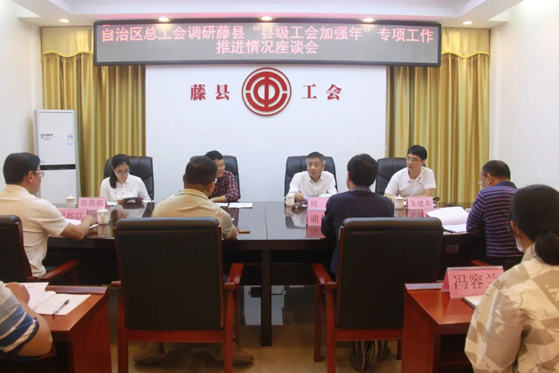 自治區(qū)總工會(huì)副主席周健到梧州市調(diào)研指導(dǎo)“縣級(jí)工會(huì)加強(qiáng)年”專項(xiàng)工作推進(jìn)情況