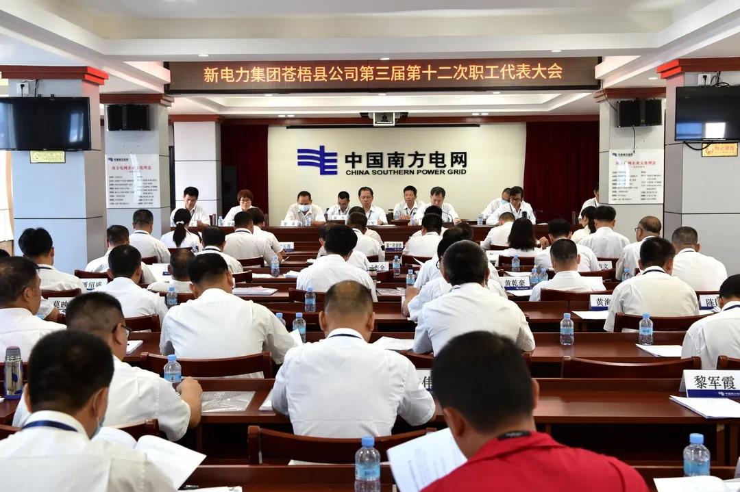 南方電網廣西蒼梧縣公司工會三屆十二次職工代表大會暨2020年工作會議召開