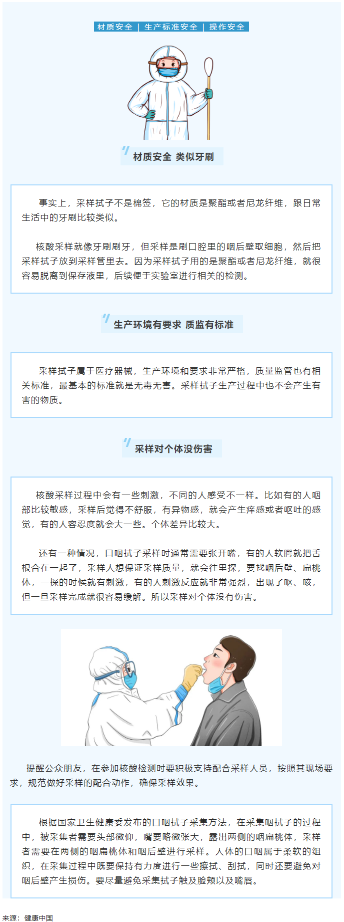 健康科普 _ 核酸采樣的&ldquo;棉簽&rdquo;安全嗎？當(dāng)然安全！.png