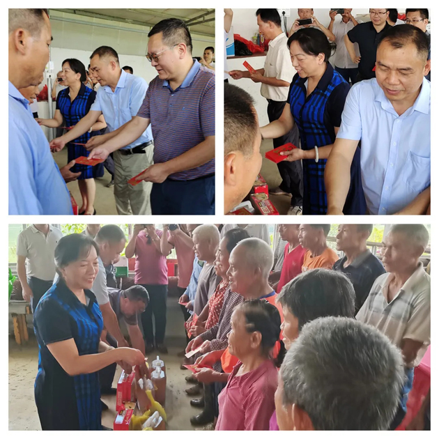 岑溪市總工會開展豐收節(jié)慰問農(nóng)民工活動